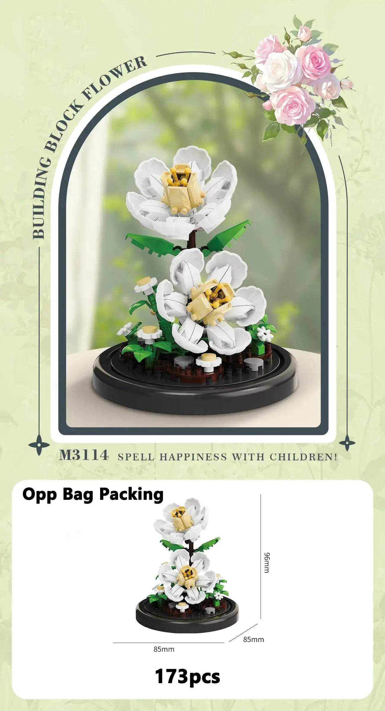 Eternal Flower Bonsai Micro Building Blocks Home Decor Gift - ToylandEU