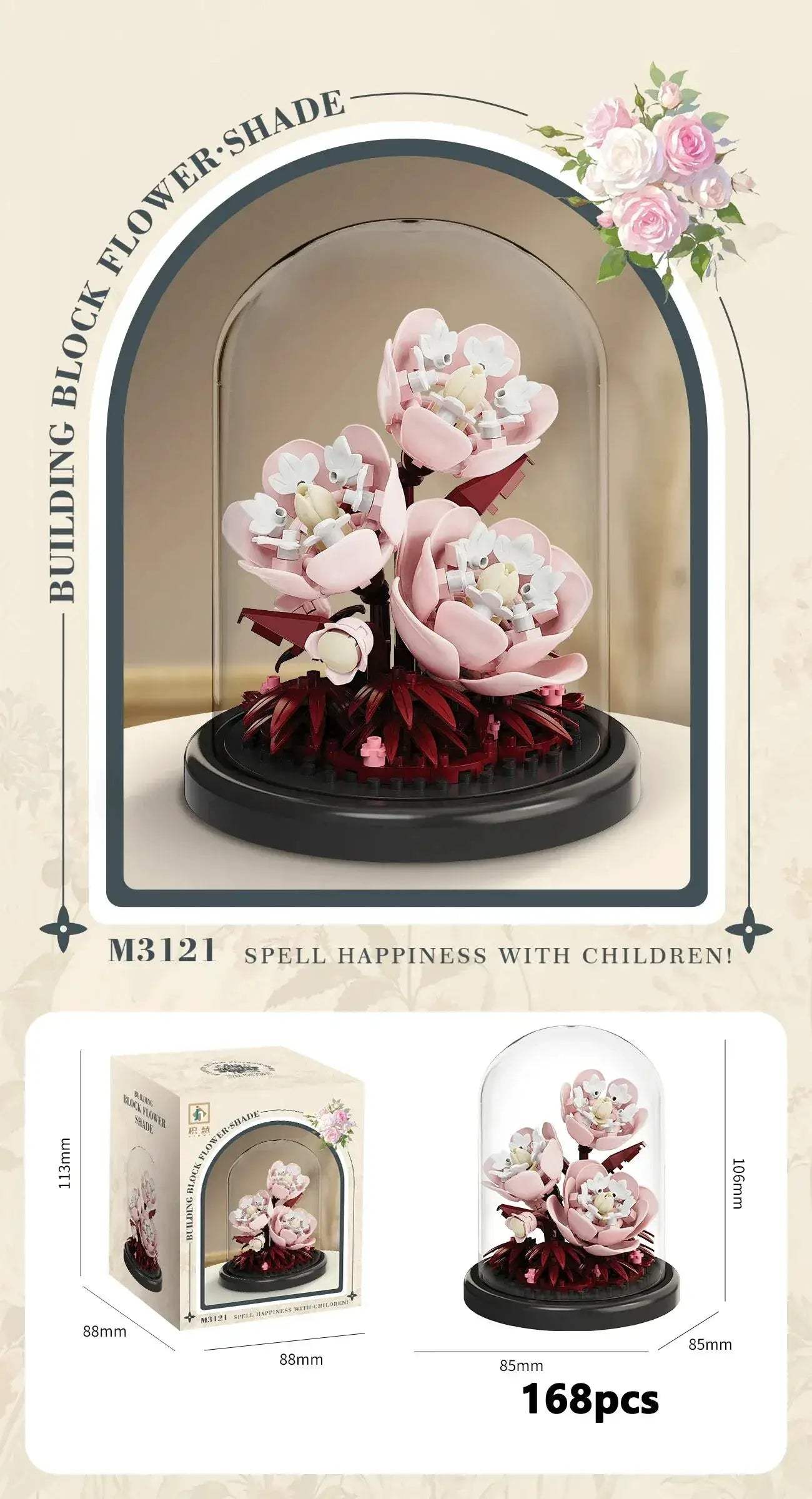 Eternal Flower Bonsai Micro Building Blocks Home Decor Gift - ToylandEU