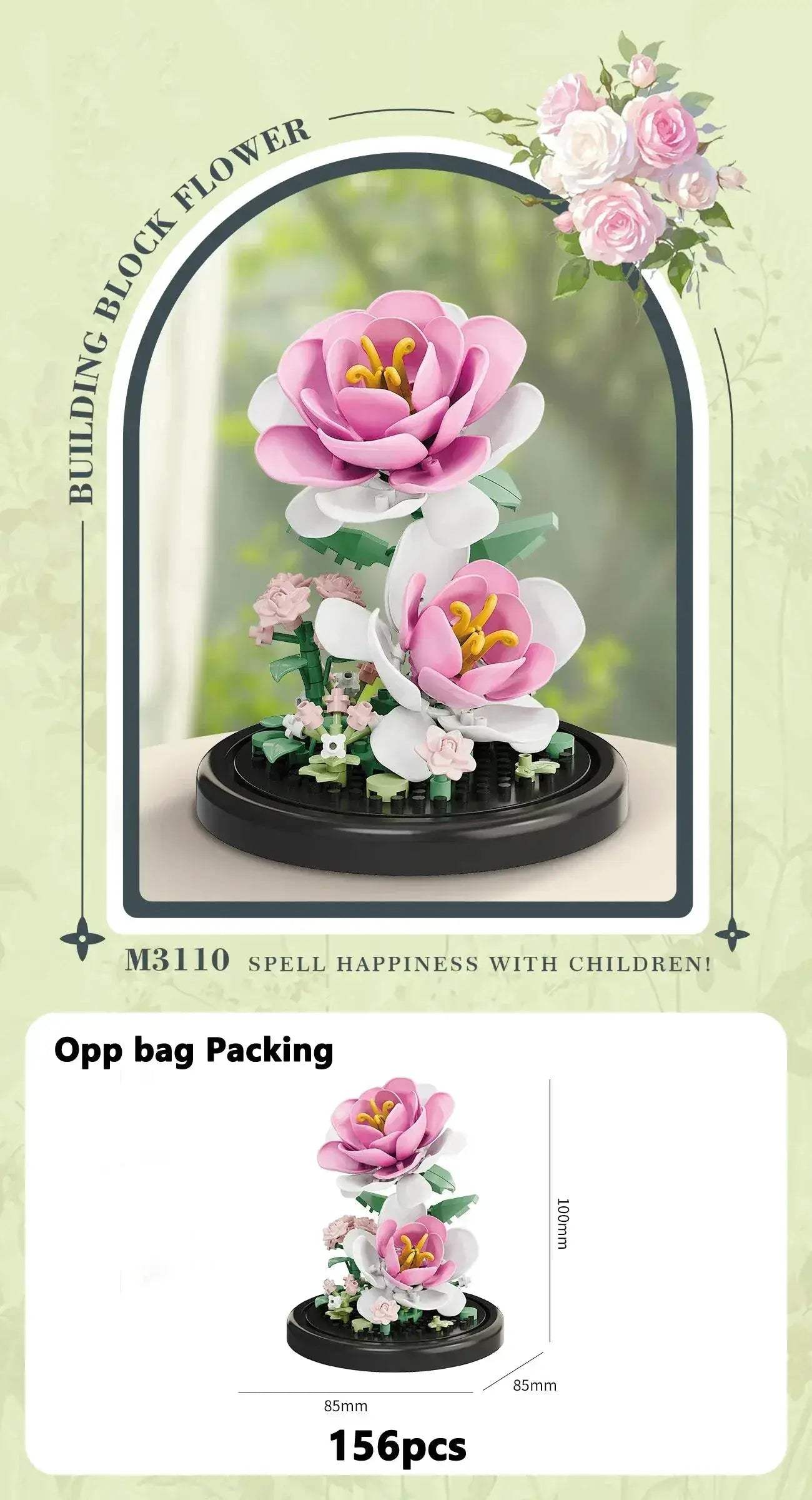 Eternal Flower Bonsai Micro Building Blocks Home Decor Gift - ToylandEU