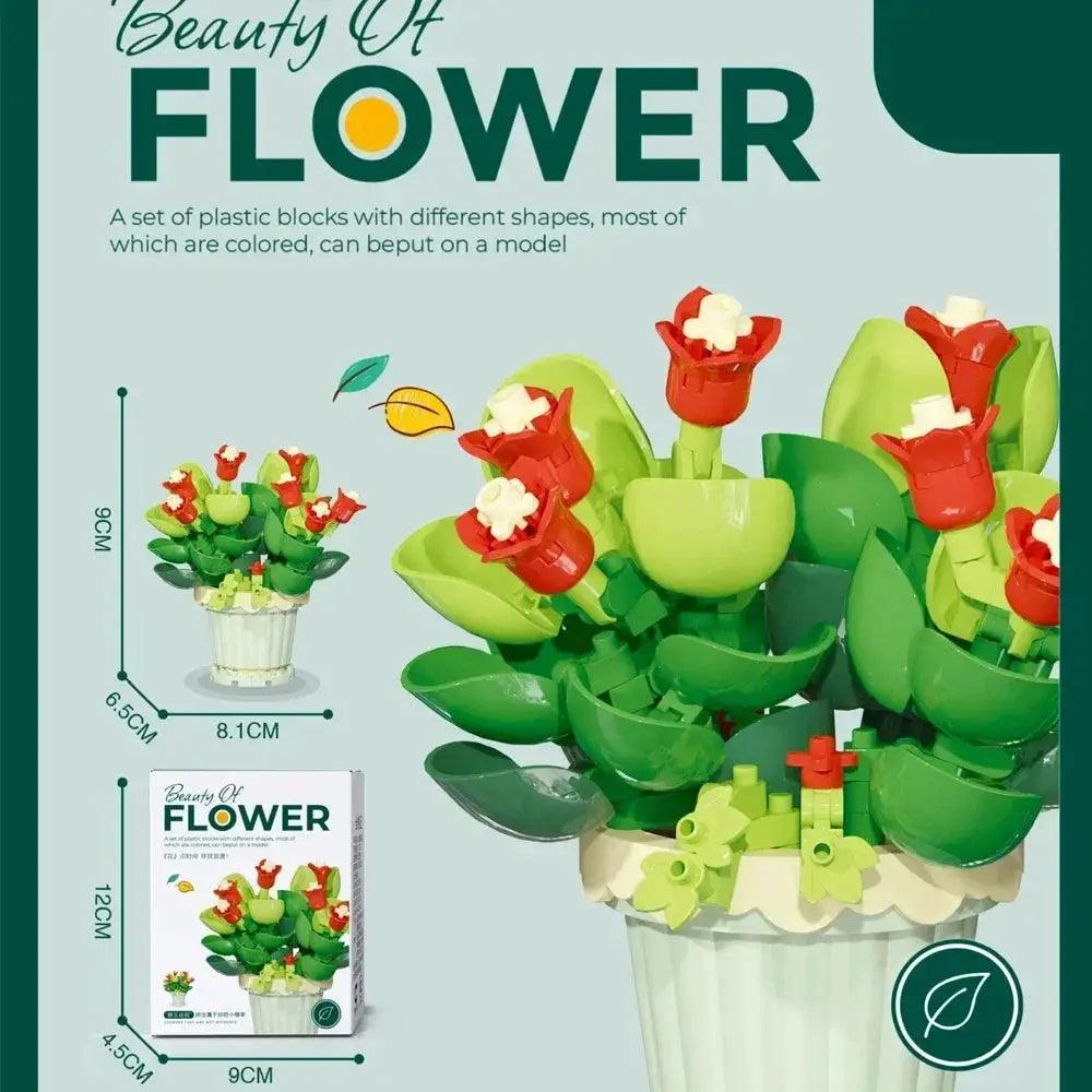  Eternal Rose Building Block Flower Toy Ever Blooming -  ToylandEU™