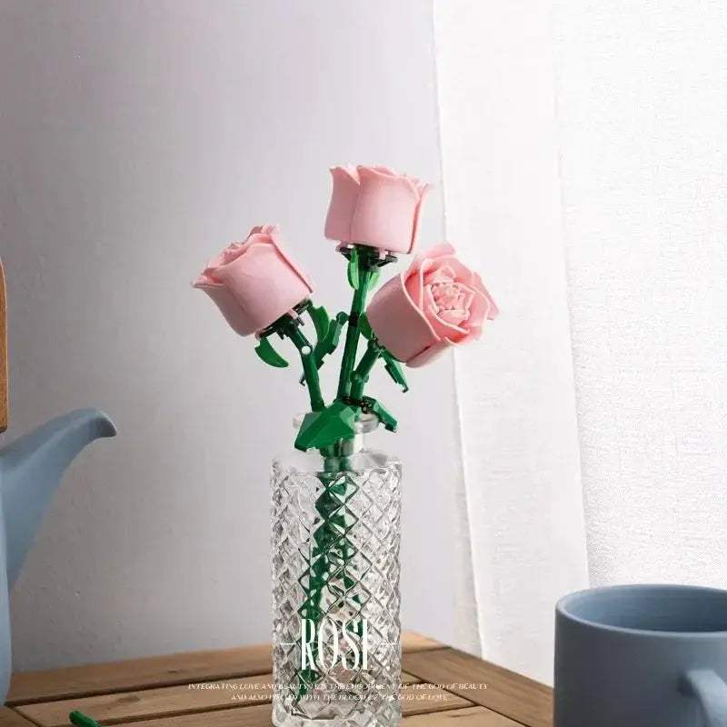  Eternal Rose Building Block Toy for Creative Gift Idea -  ToylandEU™