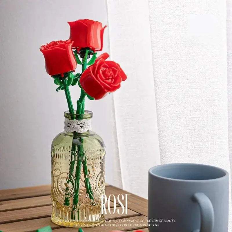  Eternal Rose Building Block Toy for Creative Gift Idea -  ToylandEU™