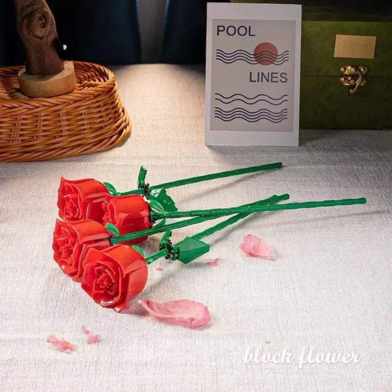  Eternal Rose Building Block Toy for Creative Gift Idea -  ToylandEU™