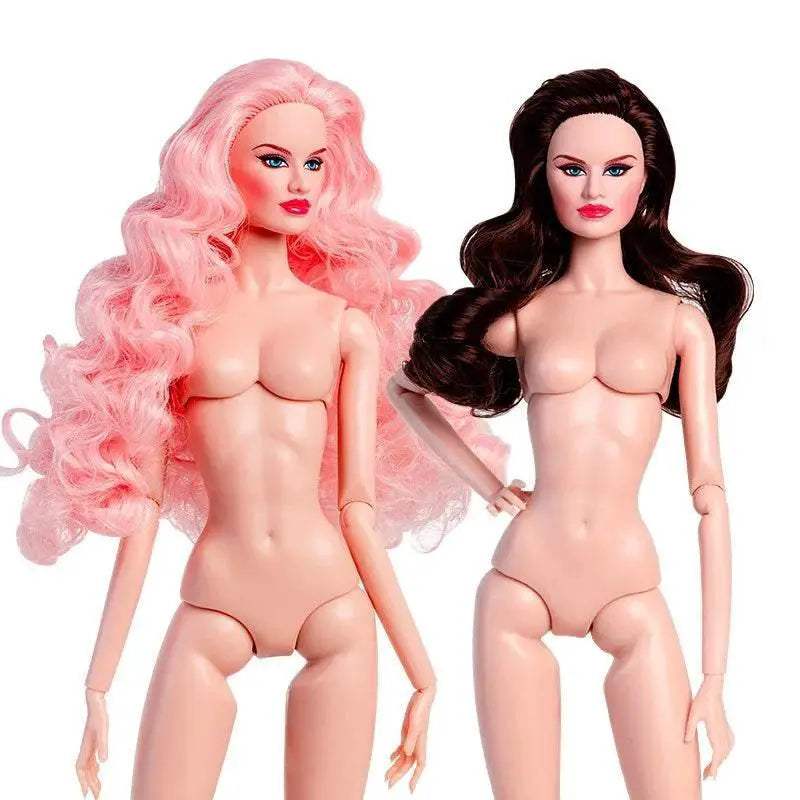 European Fashion 1/6 32cm BJD Doll With Stand Pink Body - ToylandEU
