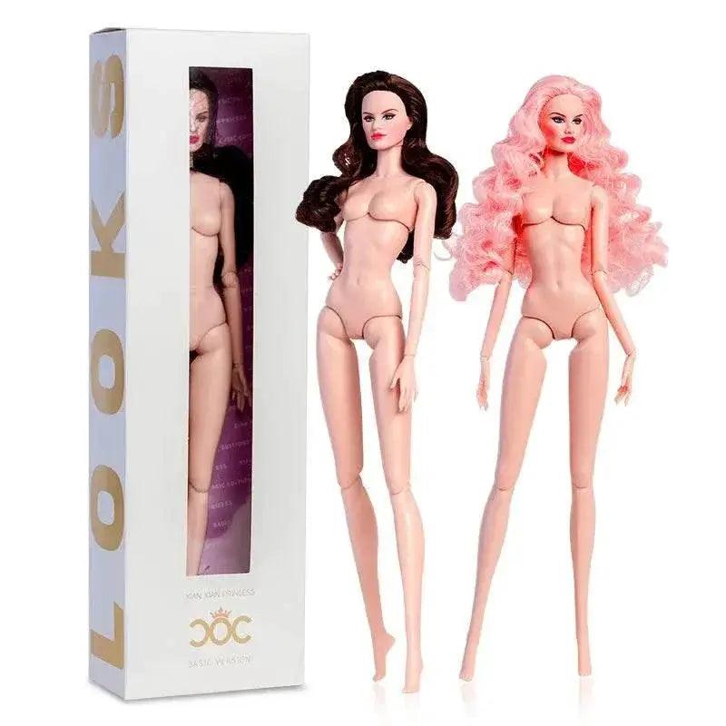 European Fashion 1/6 BJD Doll With Stand Pink Body -  ToylandEU™