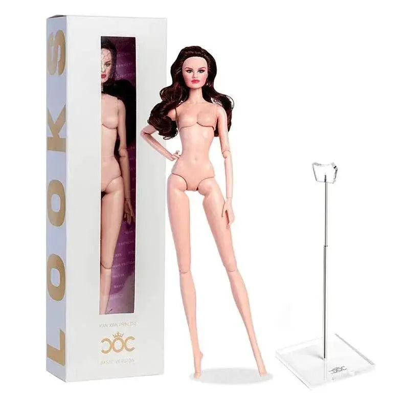  European Fashion 1/6 BJD Doll With Stand Pink Body -  ToylandEU™