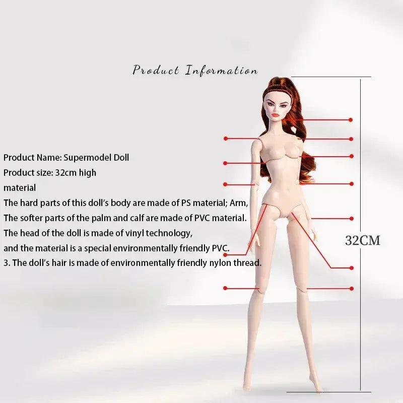  European Fashion Doll 32cm One Sixth Scale Makeover -  ToylandEU™