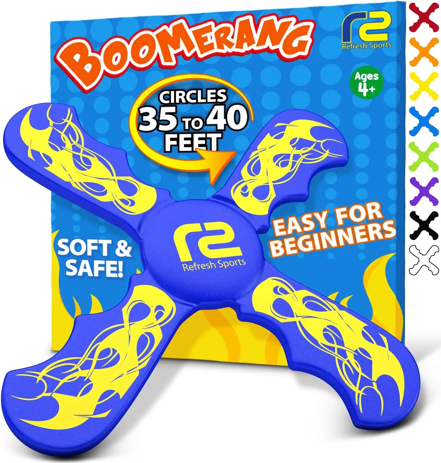  Eva Foam Boomerang For Kids Soft Safe Easy Throw -  ToylandEU™