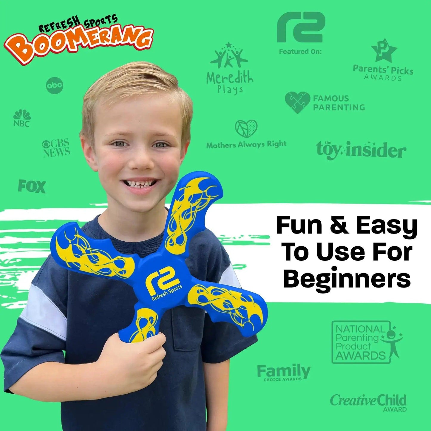  Eva Foam Boomerang For Kids Soft Safe Easy Throw -  ToylandEU™