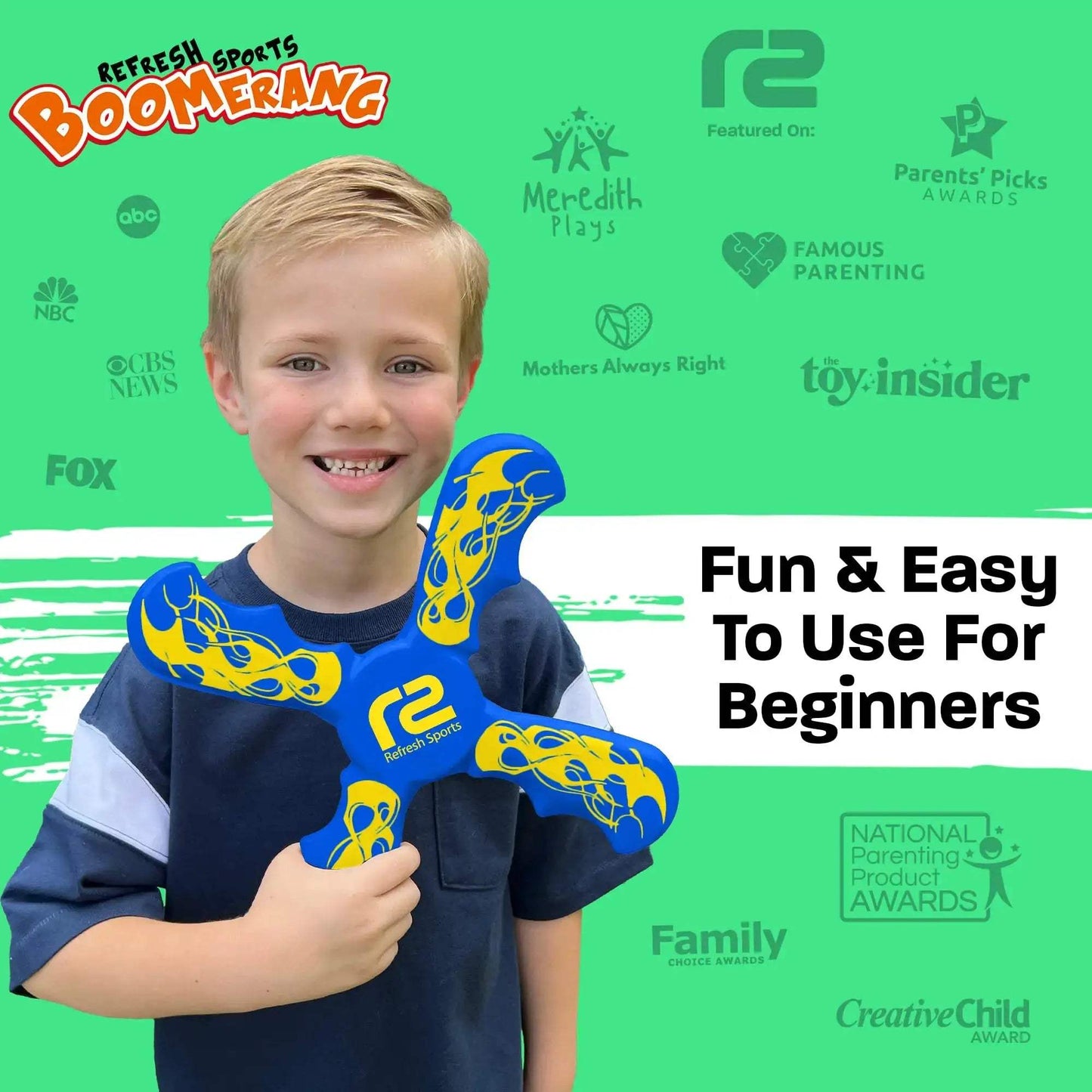  Eva Foam Boomerang For Kids Soft Safe Easy Throw -  ToylandEU™