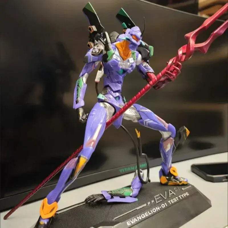 Evangelion Unit 01 Mecha Anime Figure, Evangelion Action Figurine Collection Desk Statue 33 CM - ToylandEU