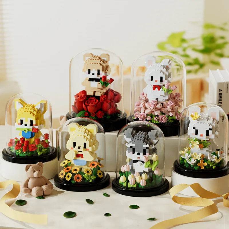 Everlasting Building Blocks Flower Bouquets Boys And Girls - ToylandEU