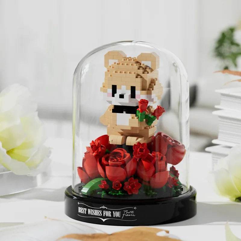 Everlasting Building Blocks Flower Bouquets Boys And Girls - ToylandEU