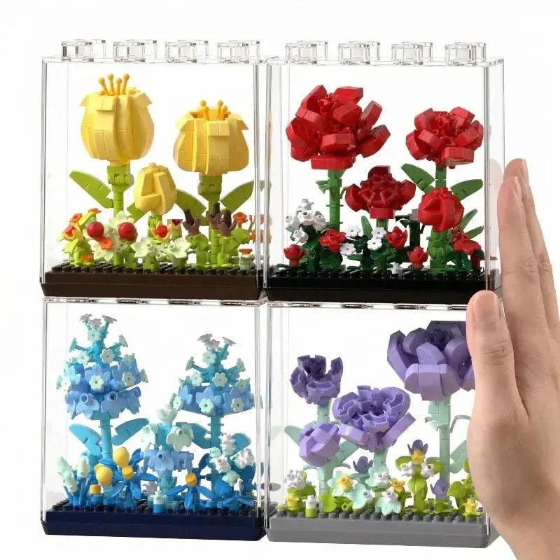  Everlasting Flower Building Block Bouquet Home Decor -  ToylandEU™