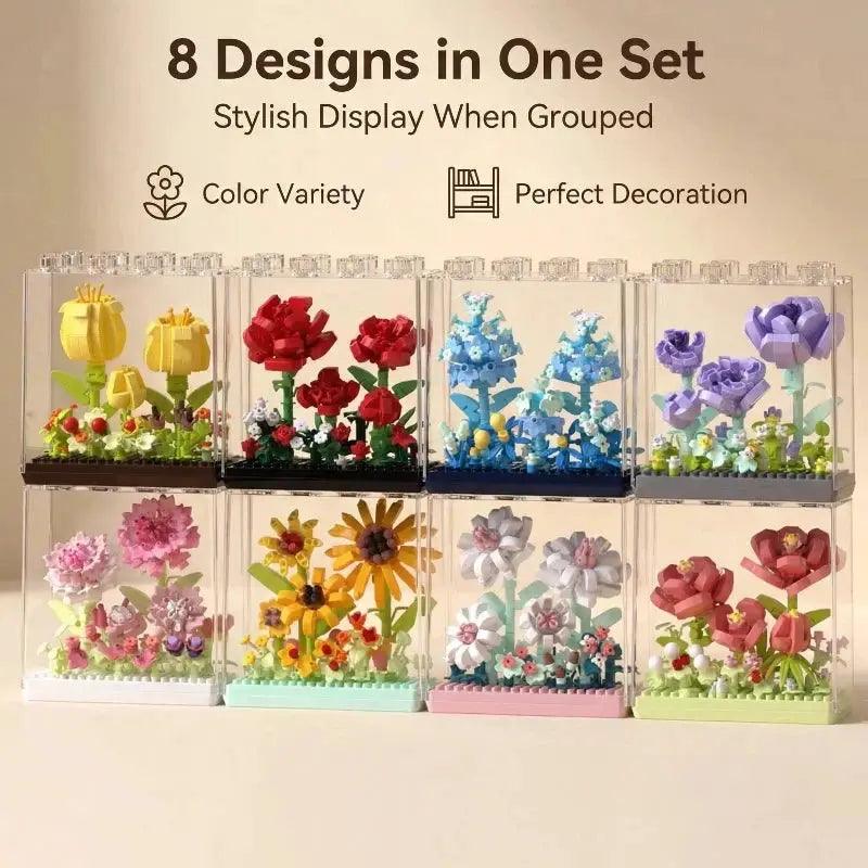  Everlasting Flower Building Block Bouquet Home Decor -  ToylandEU™