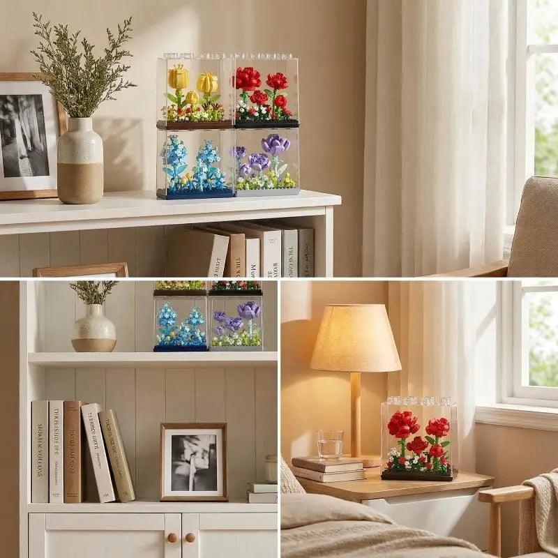  Everlasting Flower Building Block Bouquet Home Decor -  ToylandEU™