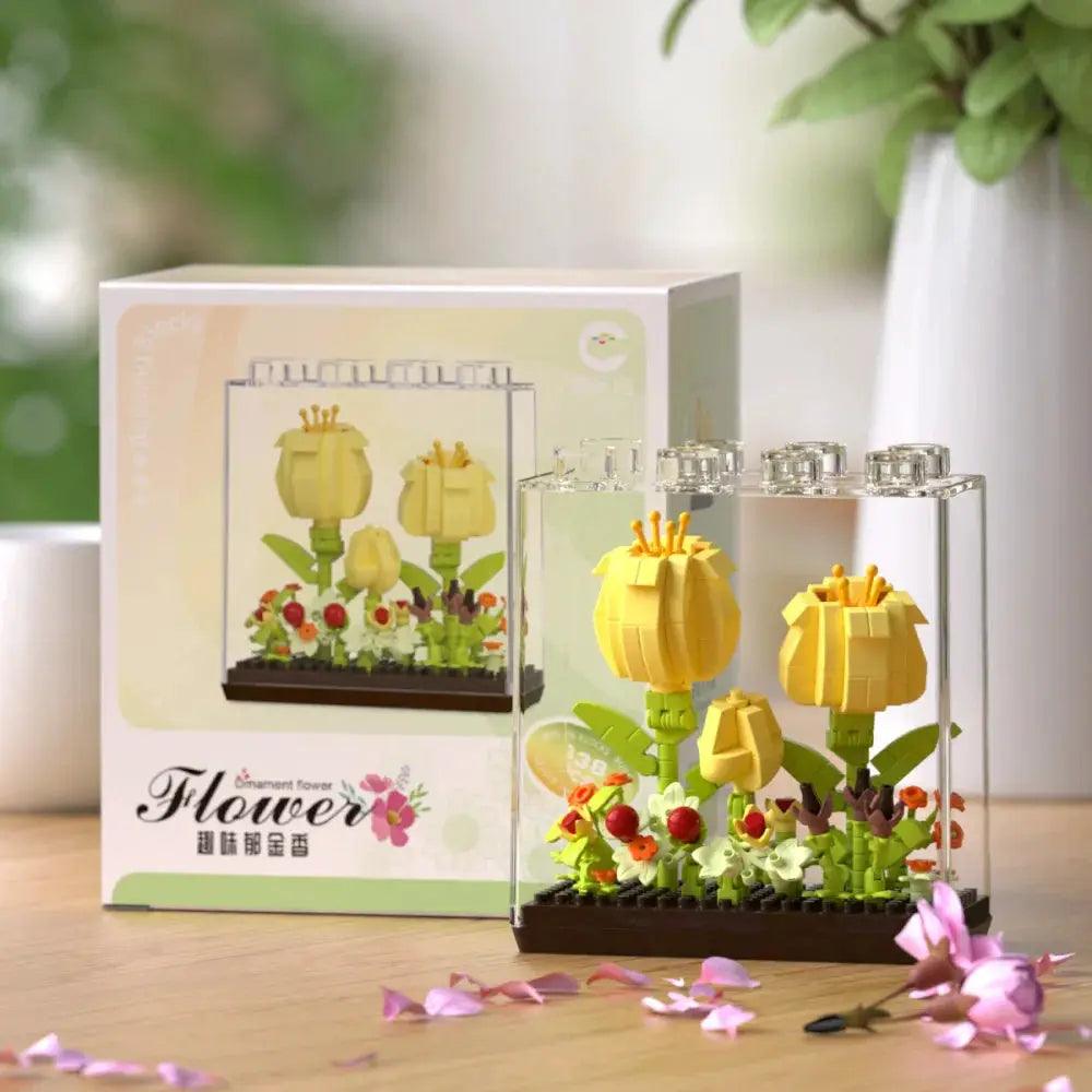  Everlasting Flower Building Block Bouquet Home Decor -  ToylandEU™