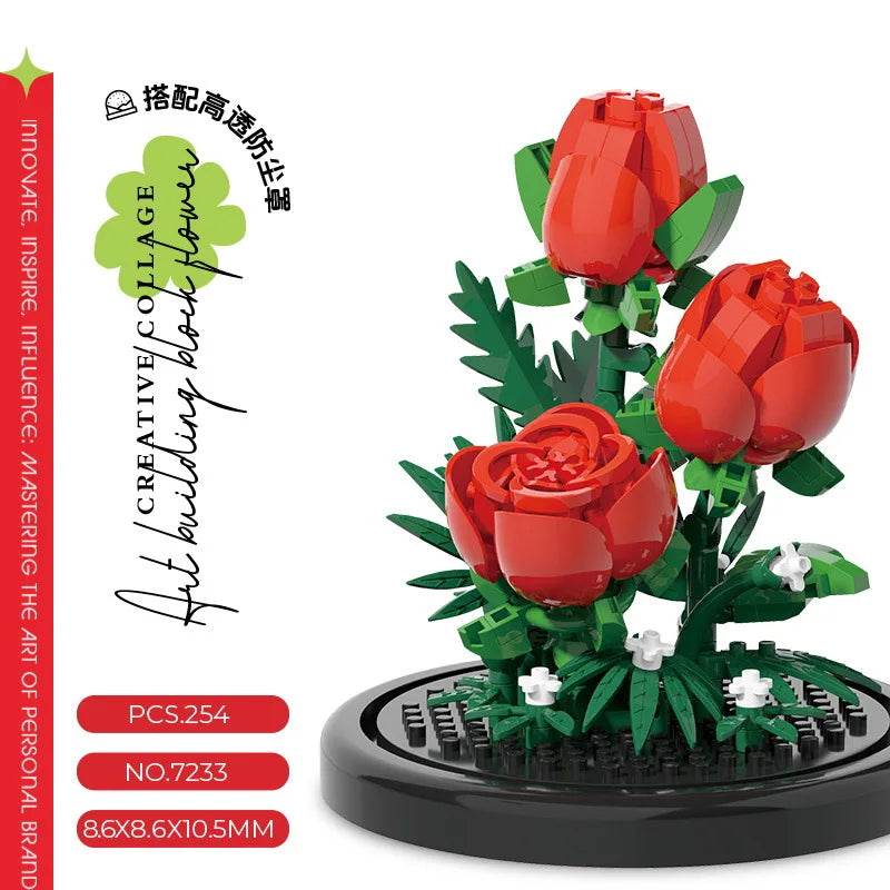 Everlasting Flower Small Particle Building Blocks Brand New - ToylandEU