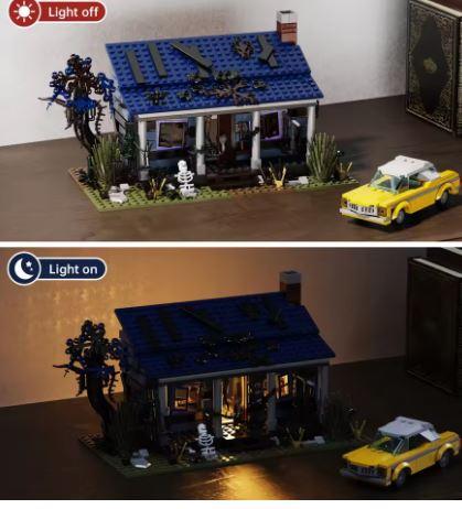 Evil Dead Cabin Lego Moc With Brilliant Led Street View - ToylandEU