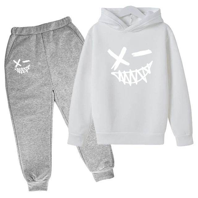 Evil Smile Printed 2024 Baby Summer Clothes for Children From 1 to 12 Years Kids Clothes Boys Child Sets Suit for Girls Boy Set - ToylandEU