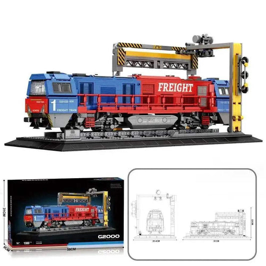  Exciting 1090 Piece Freight Train Building Set Toyland EU -  ToylandEU™