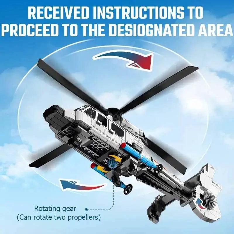  Exciting 449pcs Z-9 Helicopter Building Blocks - SEMBO Toyland EU -  ToylandEU™
