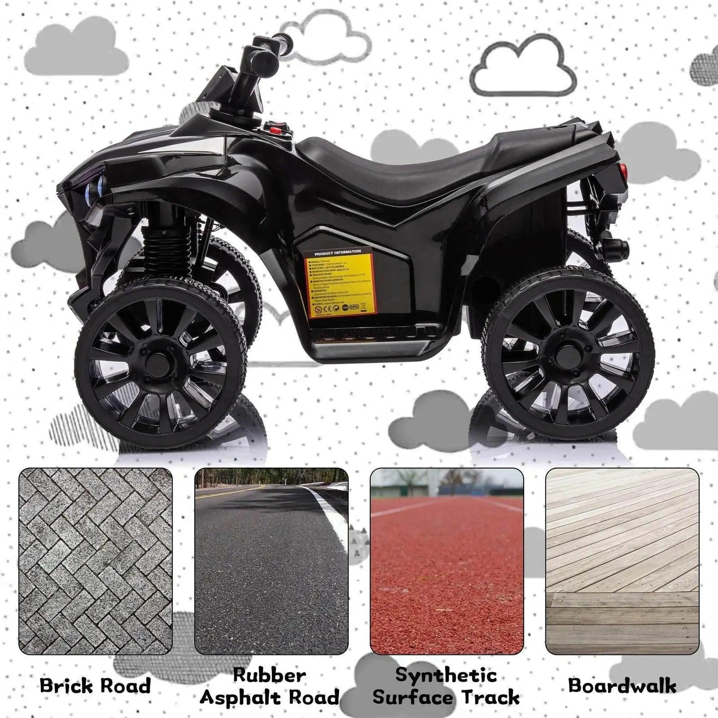  Exciting 6V ATV Ride On Led Lights Toyland EU -  ToylandEU™