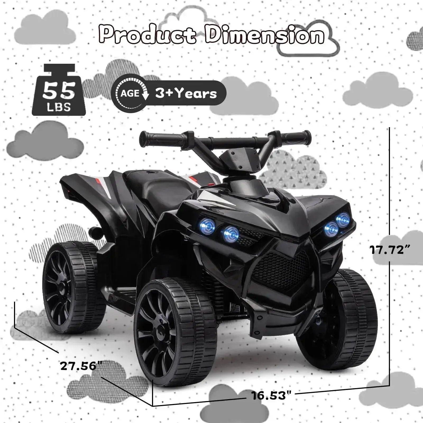  Exciting 6V ATV Ride On Led Lights Toyland EU -  ToylandEU™