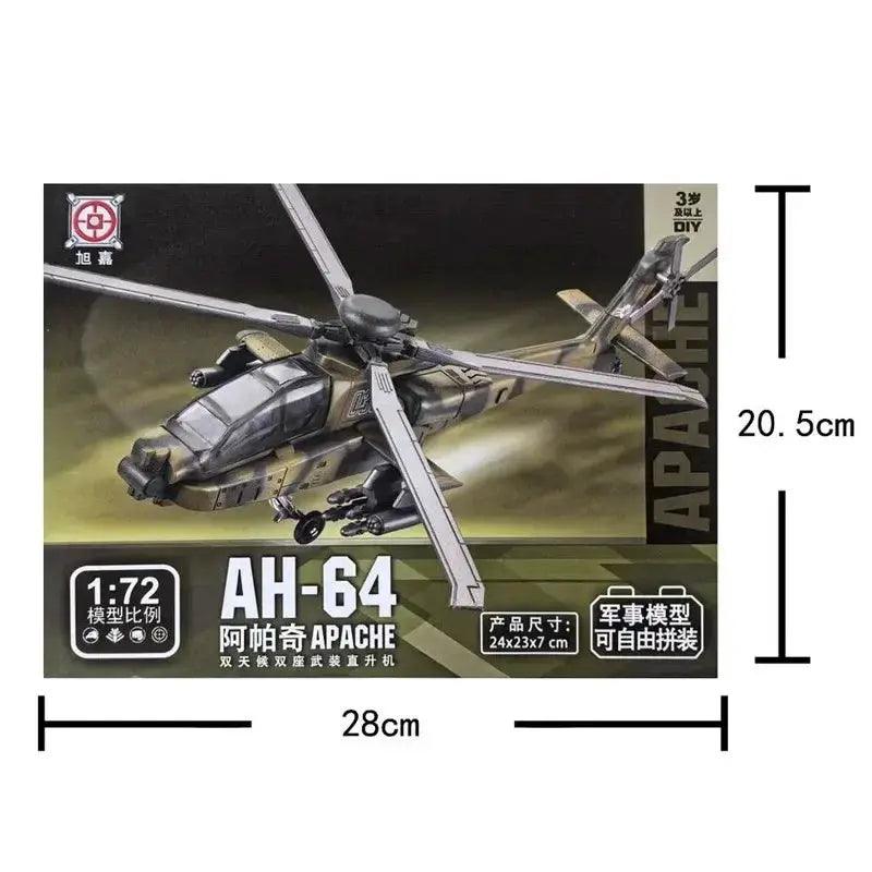  Exciting AH 64 Apache Two Seater Blocks Toyland EU -  ToylandEU™