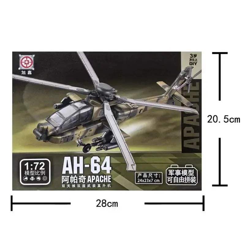  Exciting AH 64 Apache Two Seater Blocks Toyland EU -  ToylandEU™