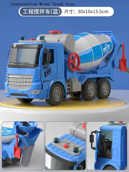 Exciting Engineering Mixer Truck Toy Set for Kids - Lights & Music - ToylandEU