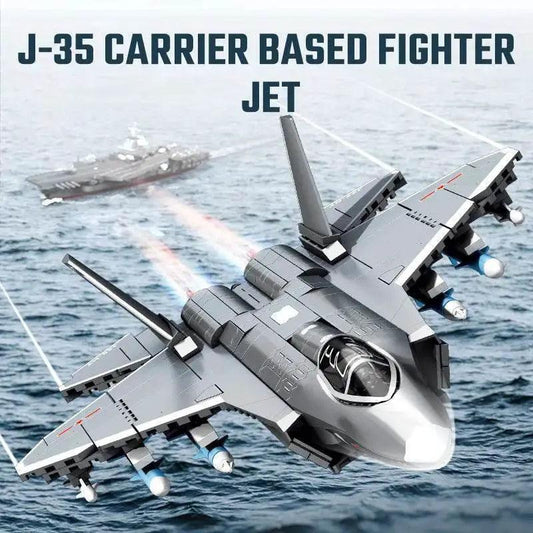  Exciting SEMBO J-35 Fighter Jet Building Blocks Toyland EU -  ToylandEU™