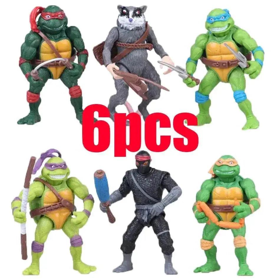  Exclusive TMNT Action Figures 12cm MovablePVC Toyland EU -  ToylandEU™