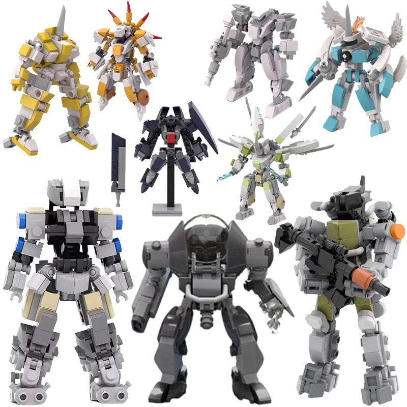 Exoskeleton Mecha Soldier Building Blocks DIY Kids Puzzle Toys - ToylandEU