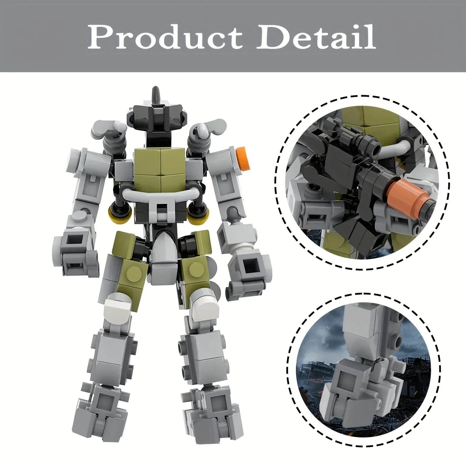 Exoskeleton Mecha Soldier Building Blocks DIY Kids Puzzle Toys - ToylandEU