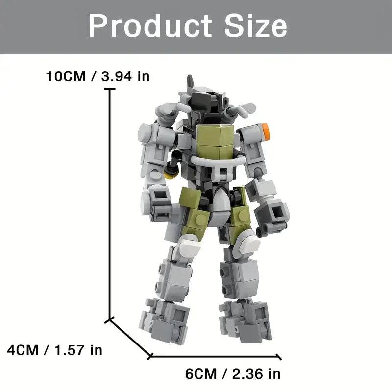 Exoskeleton Mecha Soldier Building Blocks DIY Kids Puzzle Toys - ToylandEU