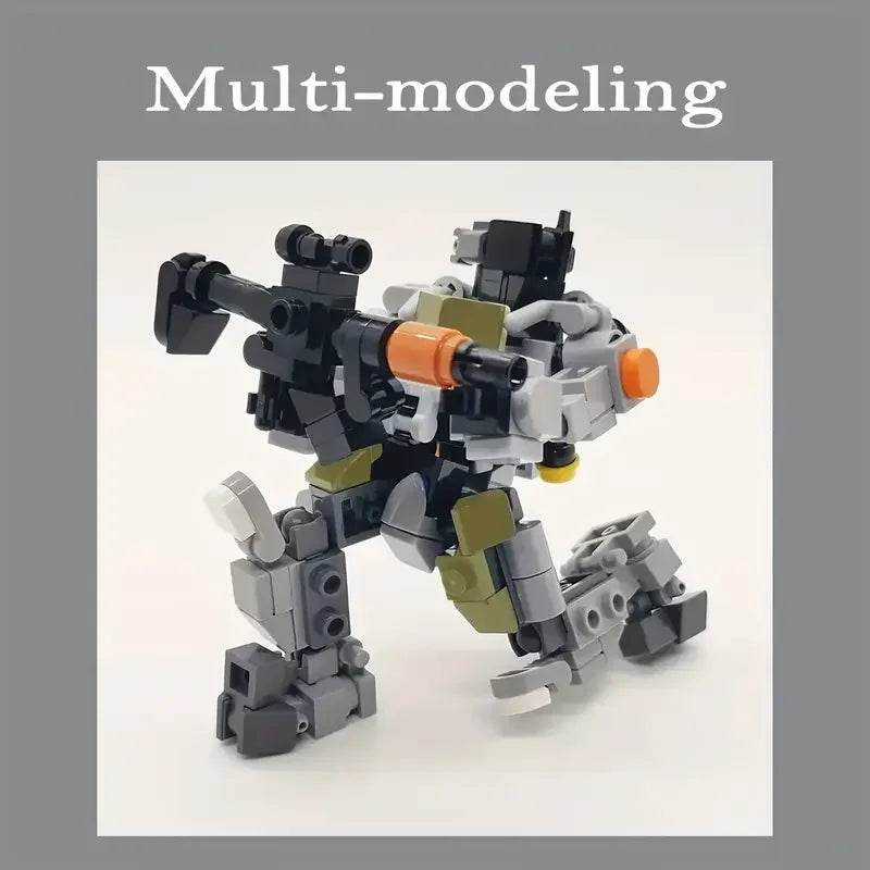 Exoskeleton Mecha Soldier Building Blocks DIY Kids Puzzle Toys - ToylandEU