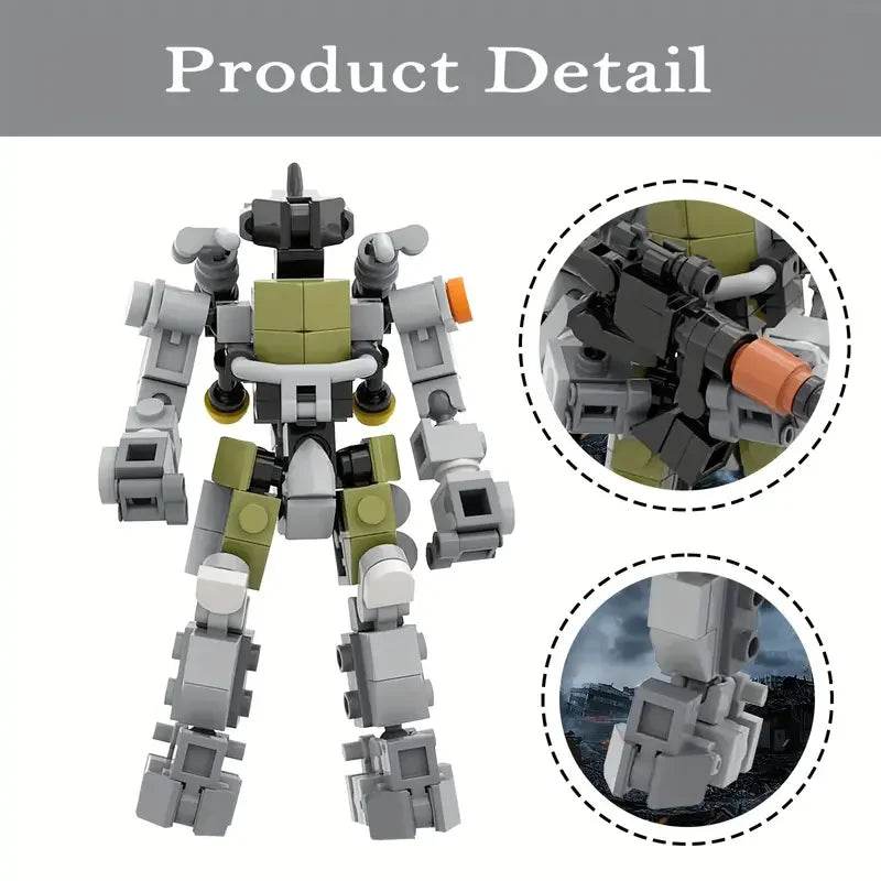 Exoskeleton Mecha Soldier Building Blocks DIY Kids Puzzle Toys - ToylandEU