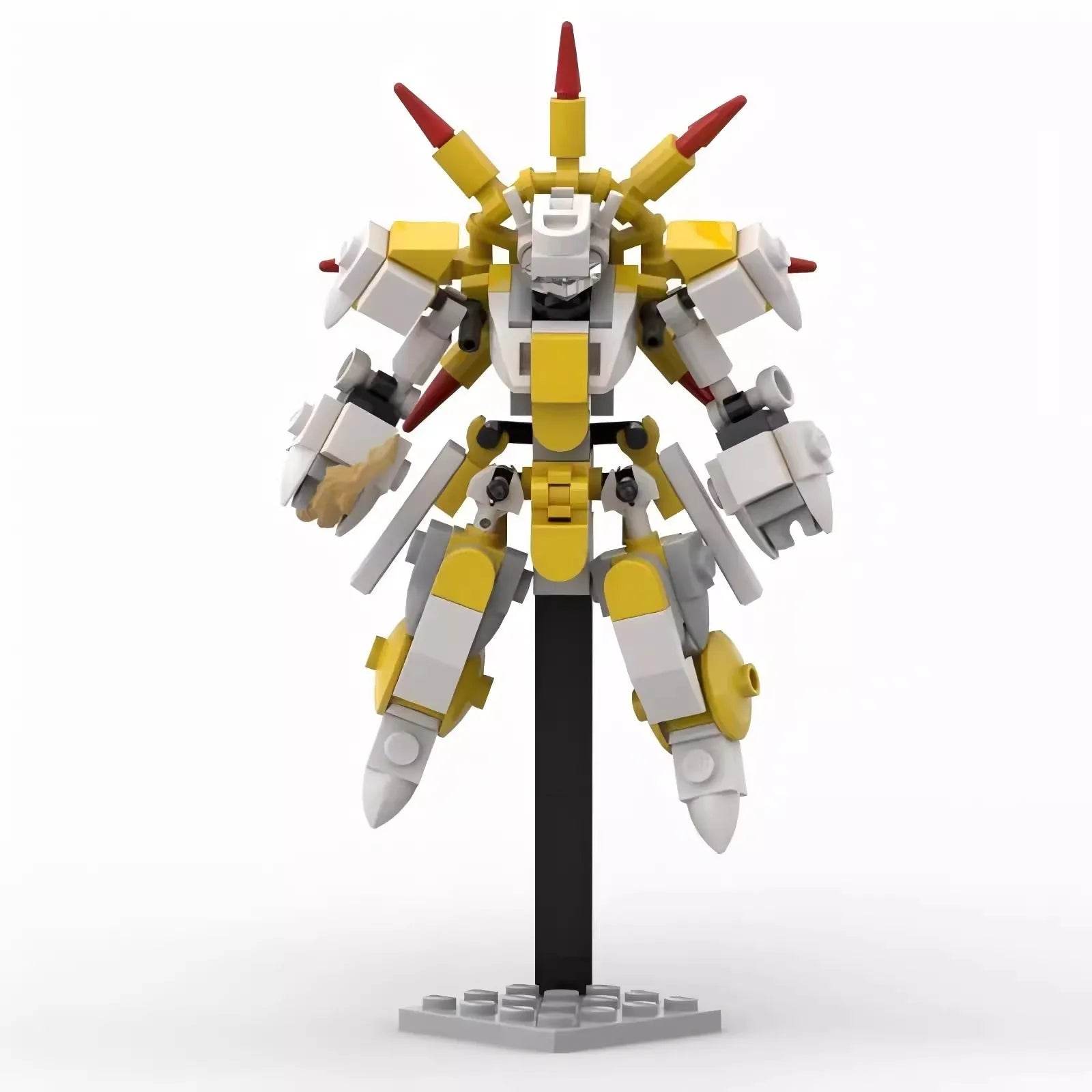 Exoskeleton Model Mini Mech MOC Assembled Robot Puzzle Building Blocks - ToylandEU