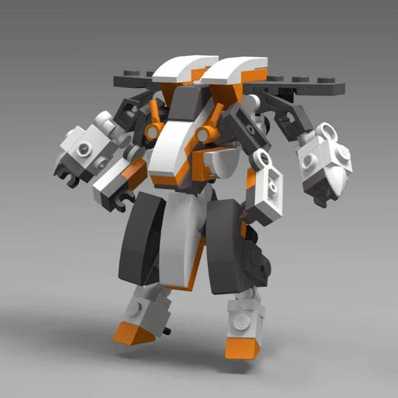 Exoskeleton Model Mini Mech MOC Assembled Robot Puzzle Building Blocks - ToylandEU