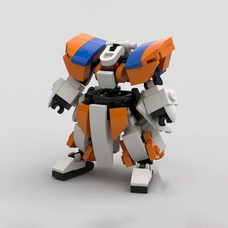 Exoskeleton Model Mini Mech MOC Assembled Robot Puzzle Building Blocks - ToylandEU