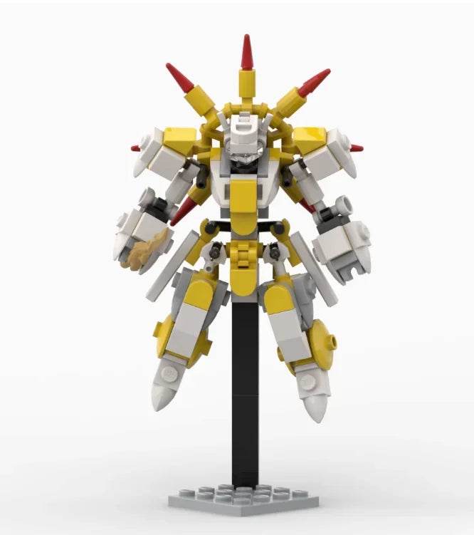 Exoskeleton Model Mini Mech MOC Assembled Robot Puzzle Building Blocks - ToylandEU