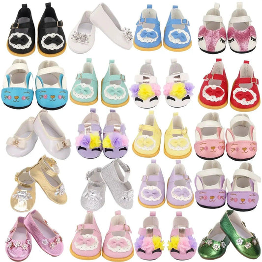  Exquisite Bow Doll Shoes 18 Inch American Girl Comfort -  ToylandEU™