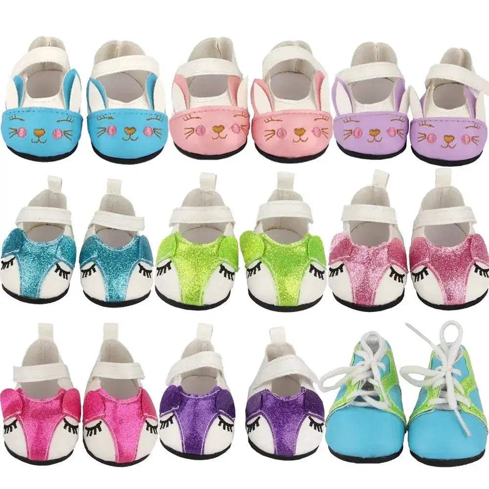  Exquisite Bow Doll Shoes 18 Inch American Girl Comfort -  ToylandEU™
