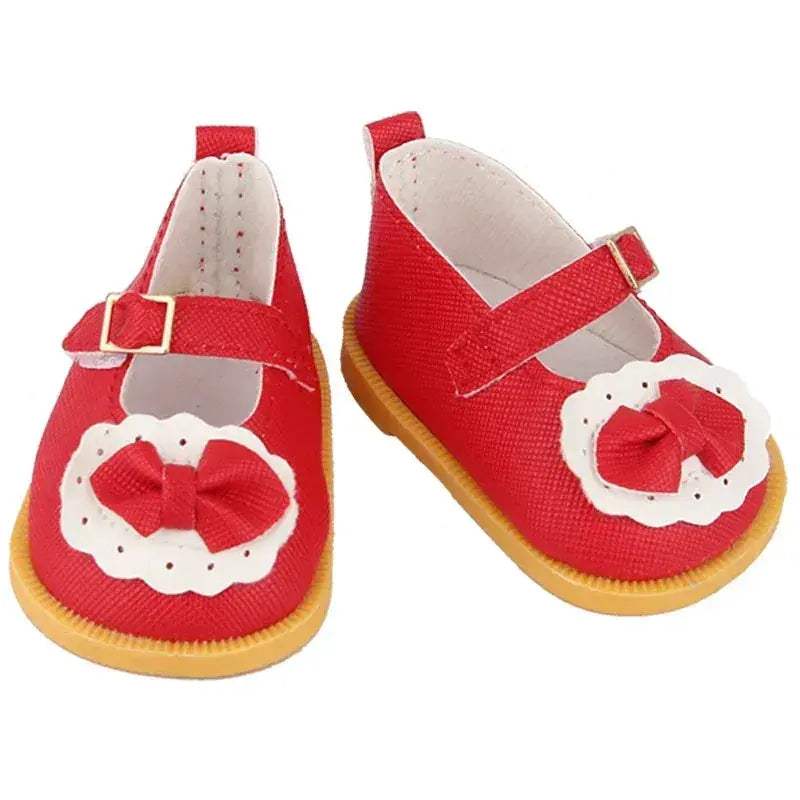  Exquisite Bow Doll Shoes 18 Inch American Girl Comfort -  ToylandEU™