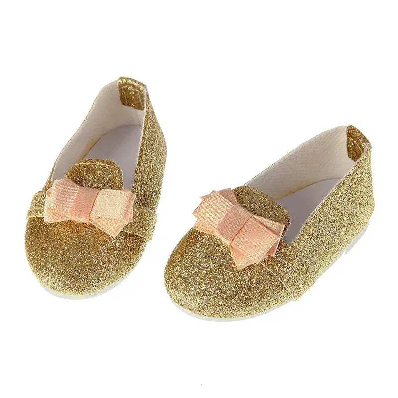  Exquisite Bow Doll Shoes 18 Inch American Girl Comfort -  ToylandEU™