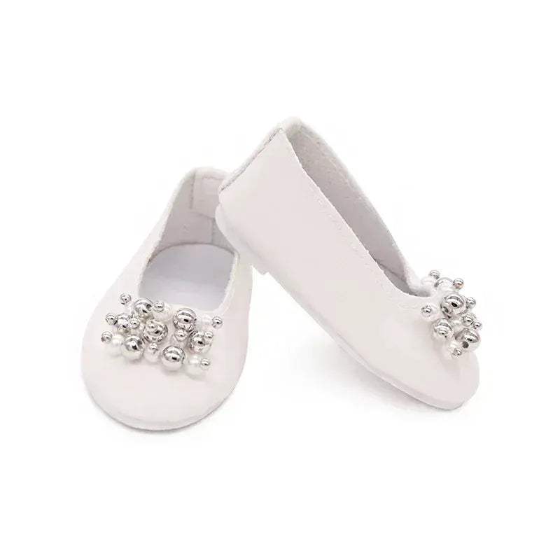 Exquisite Bow Doll Shoes 18 Inch American Girl Dolls - ToylandEU
