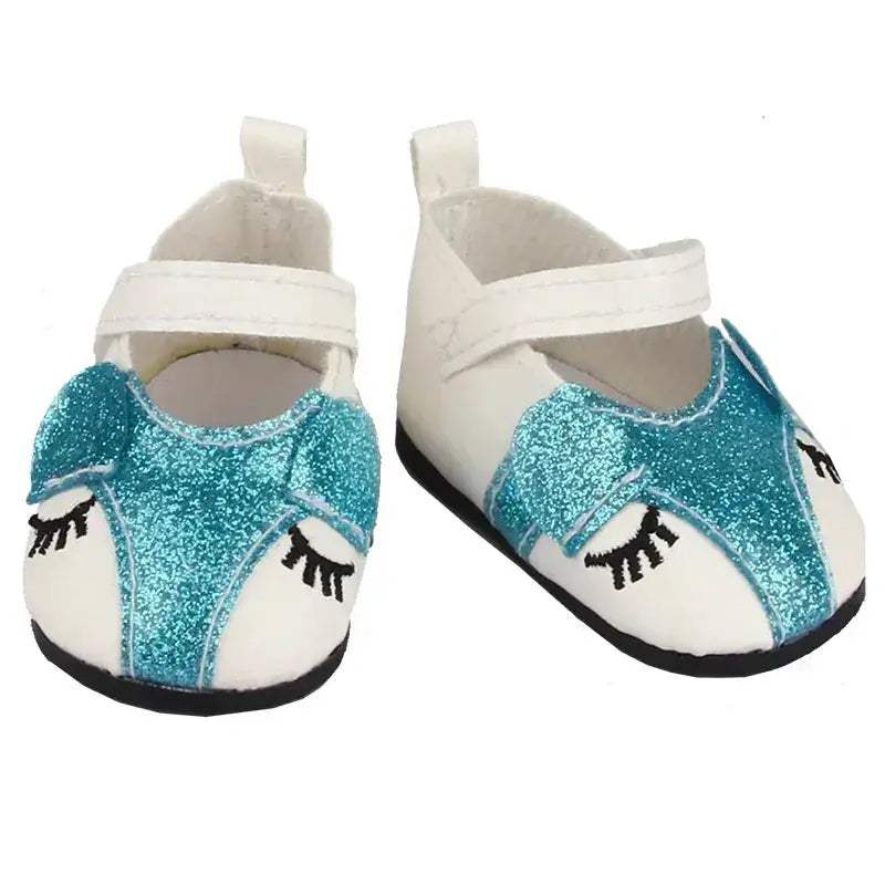 Exquisite Bow Doll Shoes 18 Inch American Girl Dolls - ToylandEU