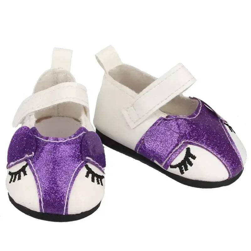 Exquisite Bow Doll Shoes 18 Inch American Girl Dolls - ToylandEU