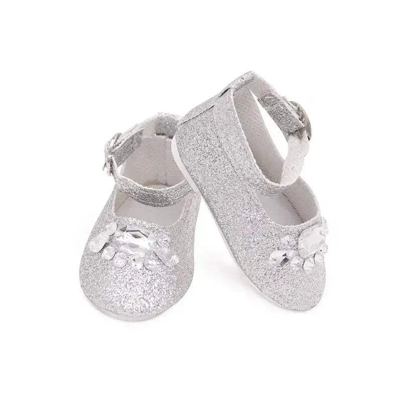 Exquisite Bow Doll Shoes 18 Inch American Girl Dolls - ToylandEU